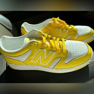 New Balance Lemon Zest 480 Bright Yellow and White Shoes Men size 11.